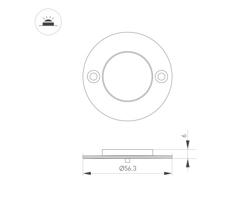 Сделать заказ Светильник для ступеней Arlight 045346| VIVID-LIGHT.RU