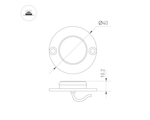 Заказать Светильник для ступеней Arlight 024925(1)| VIVID-LIGHT.RU