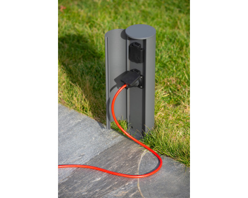 Оформить заказ Уличный блок розеток LUCIDE 27849/12/29| VIVID-LIGHT.RU