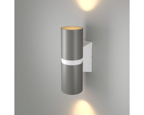 Купить Светильник настенный Elektrostandard Liberty LED серый/белый (35124/U)| VIVID-LIGHT.RU