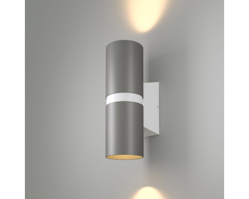 Купить Светильник настенный Elektrostandard Liberty LED серый/белый (35124/U)| VIVID-LIGHT.RU