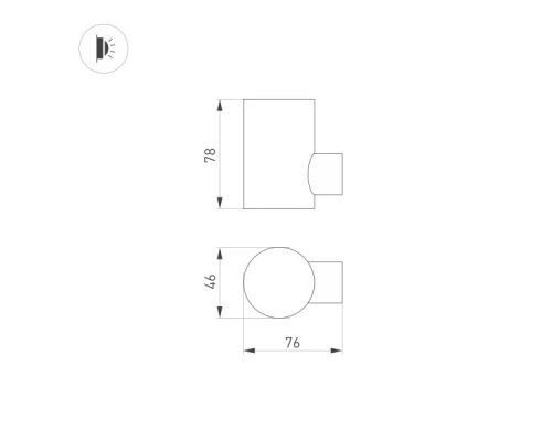 Заказать Светильник настенный Arlight 034116| VIVID-LIGHT.RU