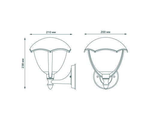 Купить Светильник настенный Gauss GD027| VIVID-LIGHT.RU