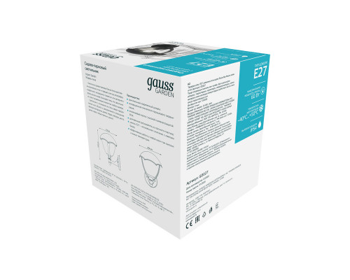 Купить Светильник настенный Gauss GD027| VIVID-LIGHT.RU