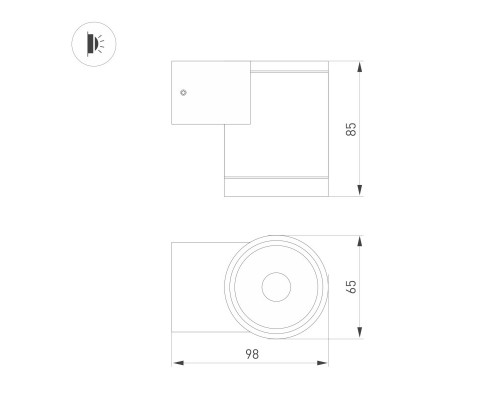 Заказать Светильник настенный Arlight 044852| VIVID-LIGHT.RU
