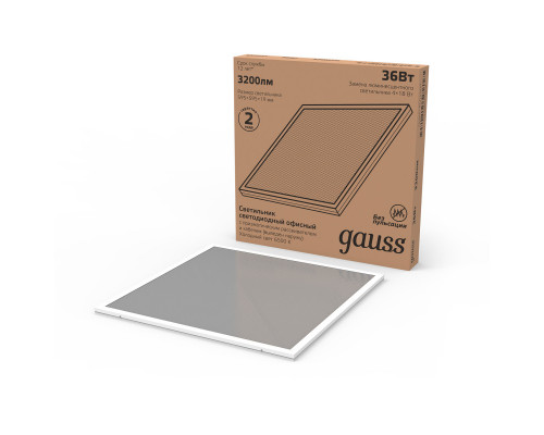 Сделать заказ Офисный светильник Gauss 842123327| VIVID-LIGHT.RU