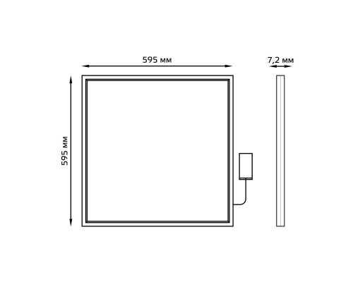 Сделать заказ Офисный светильник Gauss 145024236| VIVID-LIGHT.RU