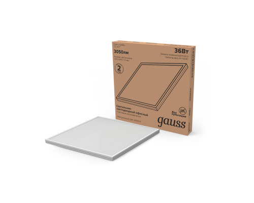 Сделать заказ Офисный светильник Gauss 842123240| VIVID-LIGHT.RU