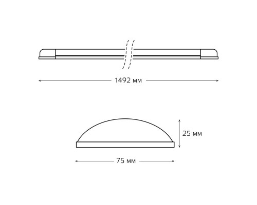 Заказать Офисный светильник Gauss 144126250| VIVID-LIGHT.RU