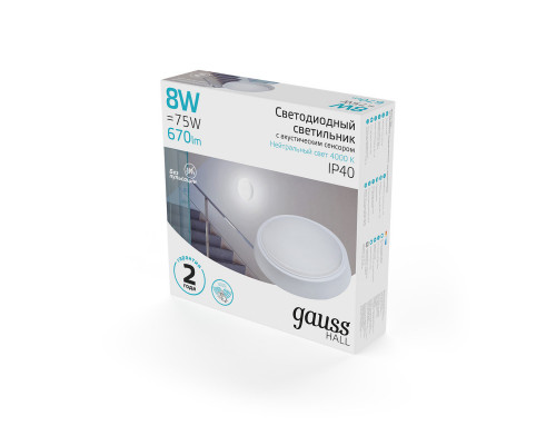 Сделать заказ Офисный светильник Gauss 193411208-OAS| VIVID-LIGHT.RU