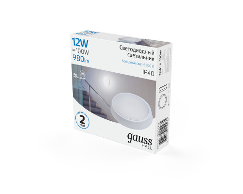 Оформить заказ Офисный светильник Gauss 193411312| VIVID-LIGHT.RU