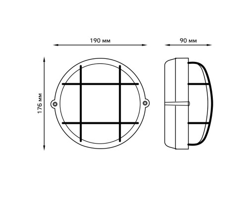 Оформить заказ Пылевлагозащищенный светильник Gauss 926602116| VIVID-LIGHT.RU
