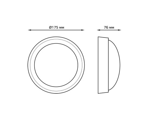 Оформить заказ Пылевлагозащищенный светильник Gauss 141411308| VIVID-LIGHT.RU