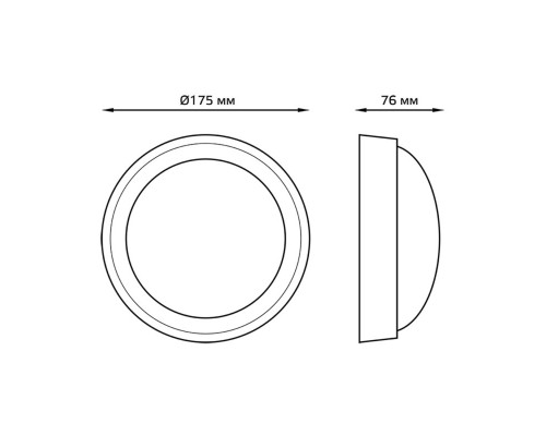 Купить Пылевлагозащищенный светильник Gauss 141411312| VIVID-LIGHT.RU