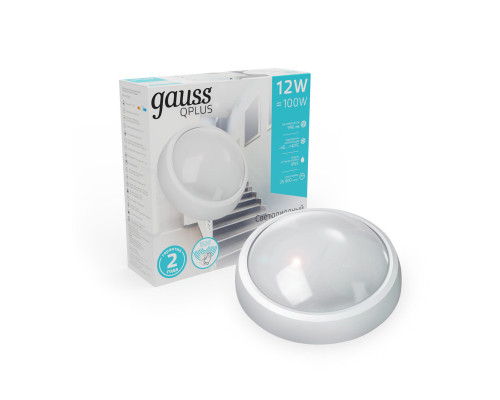 Купить Пылевлагозащищенный светильник Gauss 142411212-S| VIVID-LIGHT.RU