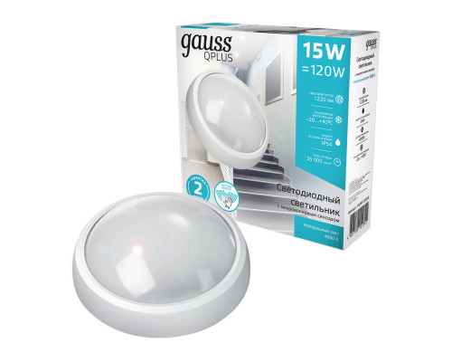 Оформить заказ Пылевлагозащищенный светильник Gauss 142411215-S| VIVID-LIGHT.RU