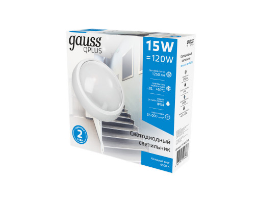 Заказать Пылевлагозащищенный светильник Gauss 141411315| VIVID-LIGHT.RU