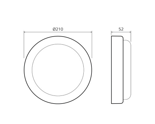 Оформить заказ Пылевлагозащищенный светильник Gauss 126418230| VIVID-LIGHT.RU