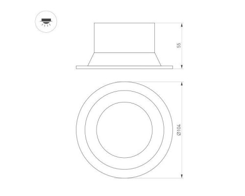Купить Светильник Downlight Arlight 036621| VIVID-LIGHT.RU