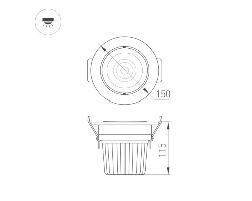 Заказать Светильник Downlight Arlight 032620| VIVID-LIGHT.RU