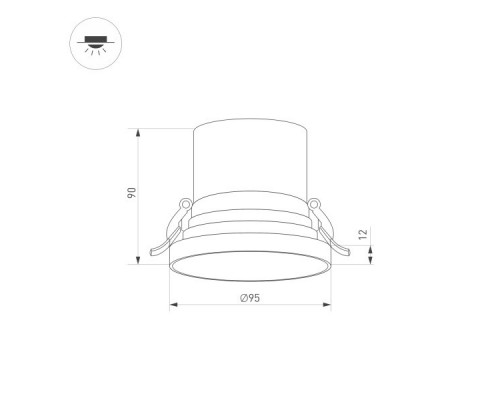 Купить Светильник Downlight Arlight 035446| VIVID-LIGHT.RU