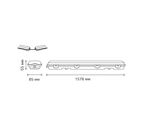 Купить Светильник промышленный Gauss 909437215| VIVID-LIGHT.RU