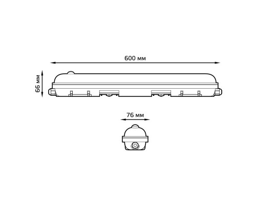 Купить Светильник промышленный Gauss 864424218-S| VIVID-LIGHT.RU