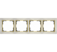 Рамка Werkel WL03-Frame-04-ivory-GD (слоновая кость/золото)