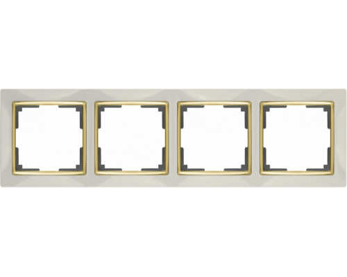 Сделать заказ Рамка Werkel WL03-Frame-04-ivory-GD (слоновая кость/золото)| VIVID-LIGHT.RU