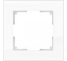 Рамка Werkel WL01-Frame-01 (белый,стекло)