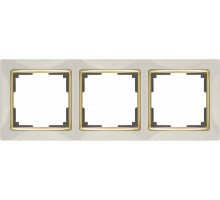 Рамка Werkel WL03-Frame-03-ivory-GD (слоновая кость/золото)