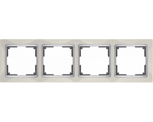 Купить Рамка Werkel WL03-Frame-04-ivory (слоновая кость)| VIVID-LIGHT.RU