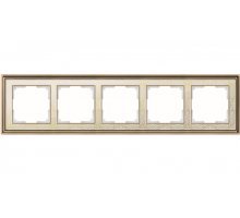 Рамка Werkel WL77-Frame-05 (золото/белый)