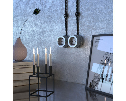 Сделать заказ Розетка Werkel WL19-10-02 (Матовый хром)| VIVID-LIGHT.RU