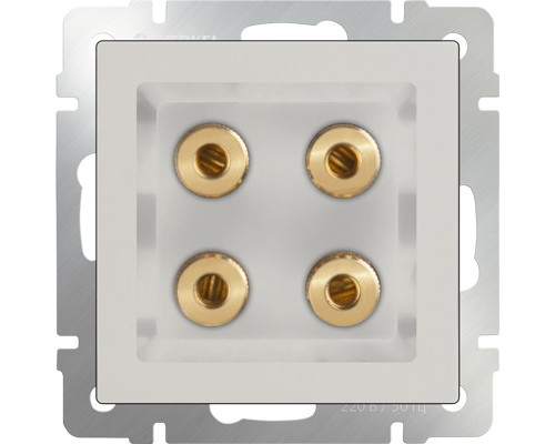 Сделать заказ Розетка Werkel WL03-AUDIOx4 ivory (слоновая кость)| VIVID-LIGHT.RU