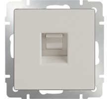 Розетка Werkel WL03-RJ-45-ivory (слоновая кость)