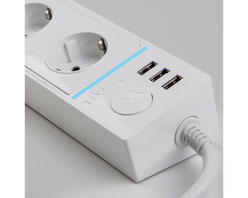 Купить Розетка Werkel WL20-04-03 белый| VIVID-LIGHT.RU