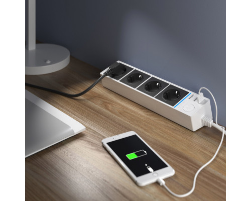 Заказать Розетка Werkel WL20-04-03 белый/черный| VIVID-LIGHT.RU