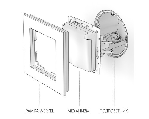 Купить Розетка Werkel W1171210| VIVID-LIGHT.RU