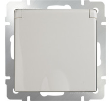 Розетка Werkel WL03-SKGSC-01-IP44-ivory (слоновая кость)