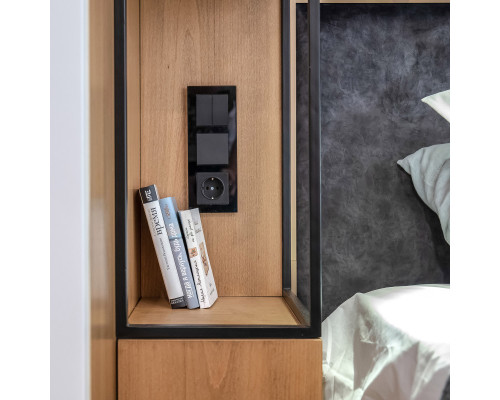 Сделать заказ Розетка Werkel WL08-10-01 (черный матовый)| VIVID-LIGHT.RU