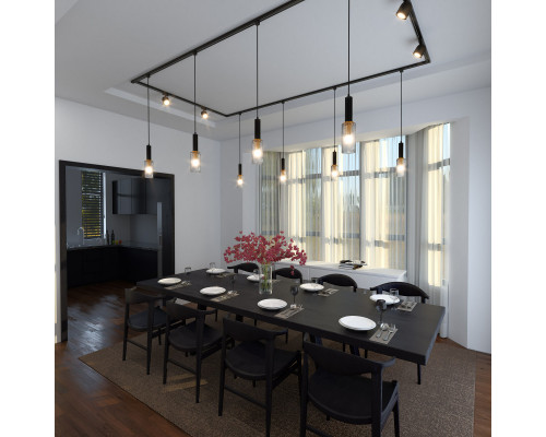 Купить Шинопровод Elektrostandard 85081/00 / Однофазный шинопровод черный (3м.)| VIVID-LIGHT.RU