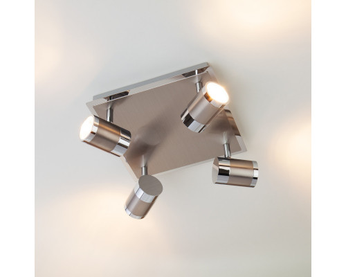 Заказать Спот Eurosvet 20058/4 перламутровый сатин| VIVID-LIGHT.RU