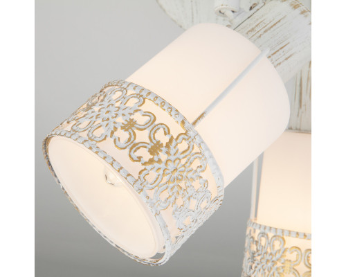 Купить Спот Eurosvet 20026/3 белый с золотом/хром| VIVID-LIGHT.RU