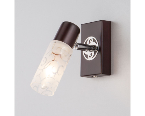 Купить Спот Eurosvet 21130/1 хром/венге| VIVID-LIGHT.RU