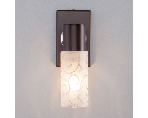 Купить Спот Eurosvet 21130/1 хром/венге| VIVID-LIGHT.RU