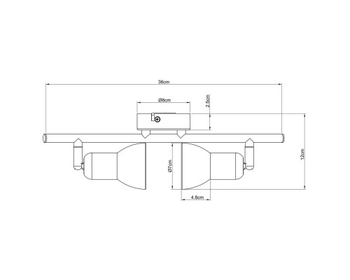 Сделать заказ Спот ARTE Lamp A3115PL-2SS| VIVID-LIGHT.RU