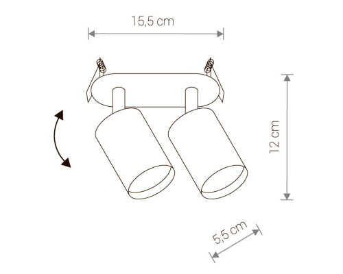 Оформить заказ Спот Nowodvorski 9398| VIVID-LIGHT.RU