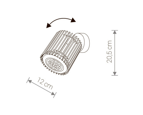 Оформить заказ Спот Nowodvorski 8977| VIVID-LIGHT.RU
