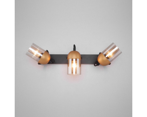 Оформить заказ Спот Eurosvet 20122/3 черный/золото| VIVID-LIGHT.RU